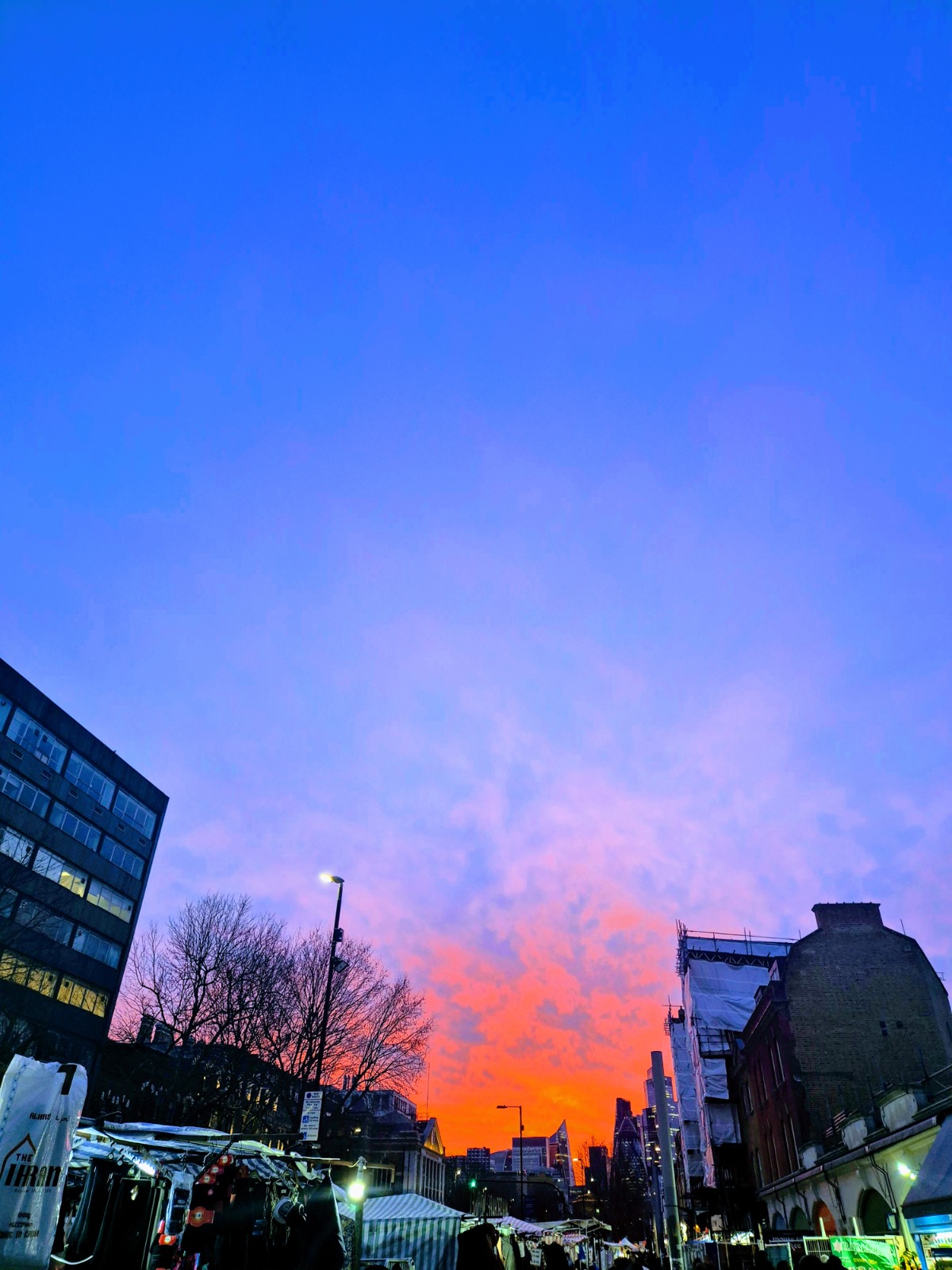 Sunset Over the City