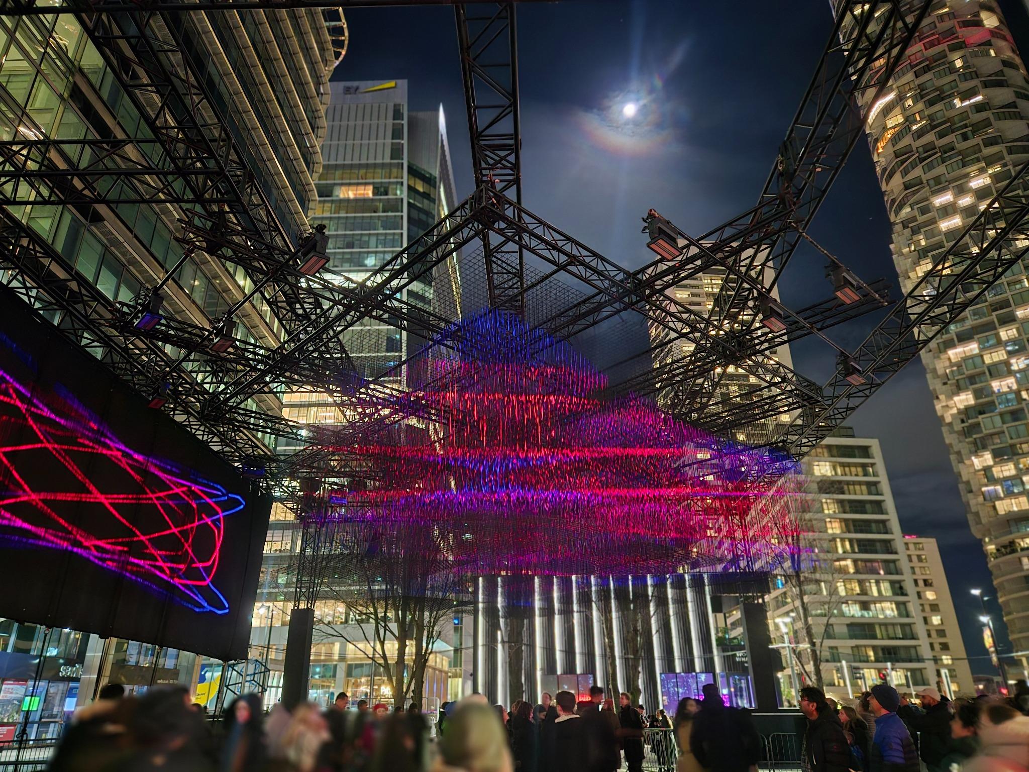 Winter Lights at Canary Wharf